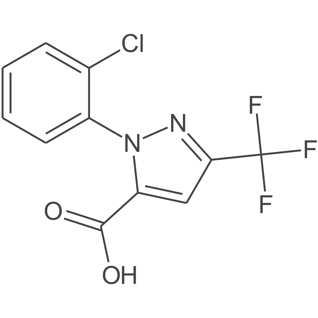 1-(2-氯苯基)-3-(三氟甲基)-1H-吡唑-5-羧酸