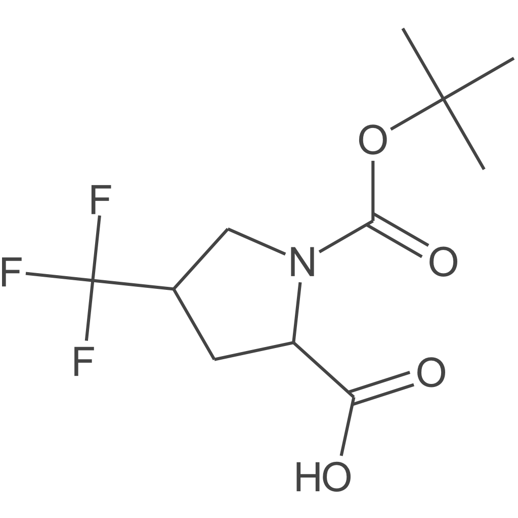 (2S,4R)-1-(叔丁氧基羰基)-4-(三氟甲基)吡咯烷-2-羧酸