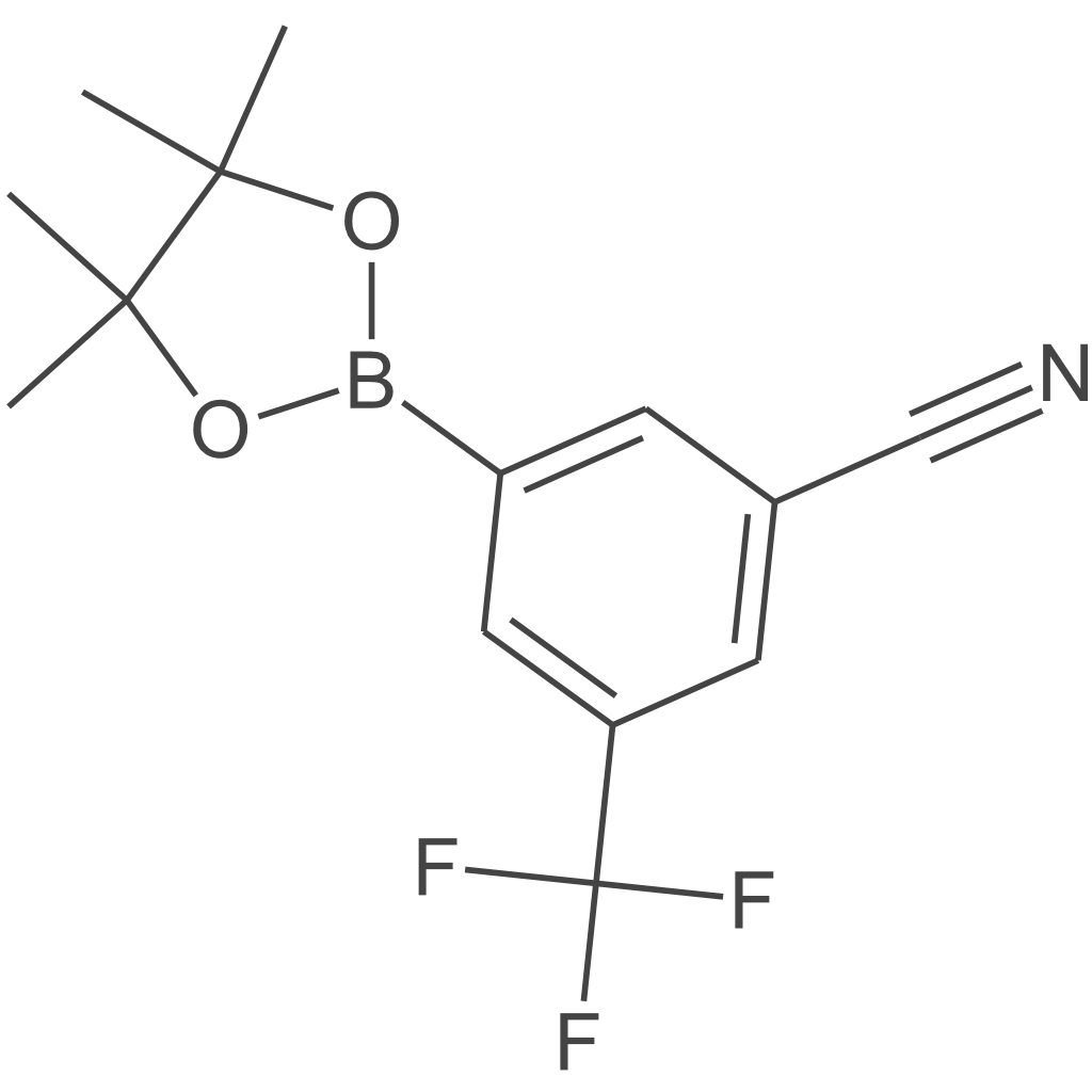 3-(4,4,5,5-四甲基-1,3,2-二氧硼杂环戊烷-2-基)-5-(三氟甲基)苯腈