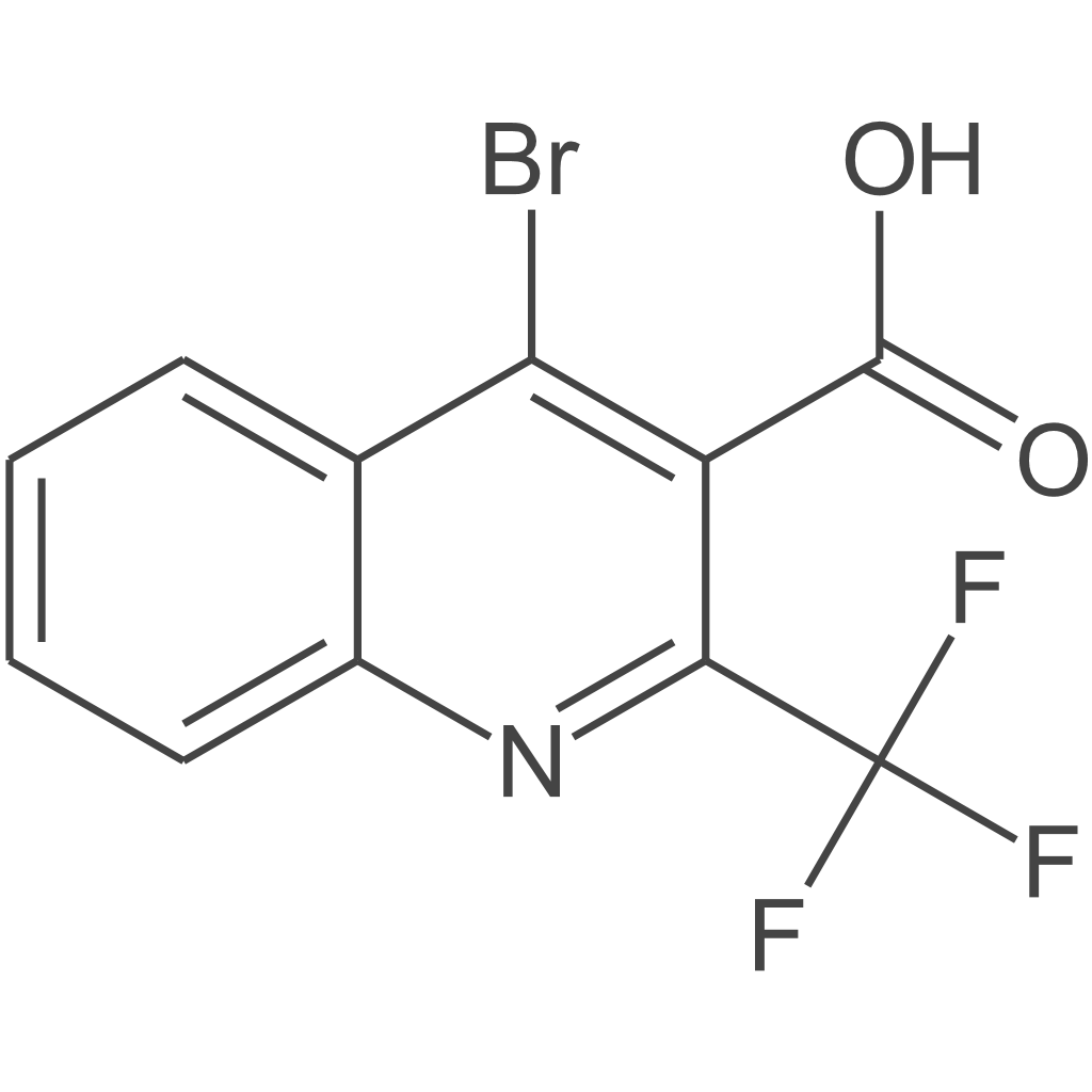 4-溴-2-(三氟甲基)喹啉-3-羧酸