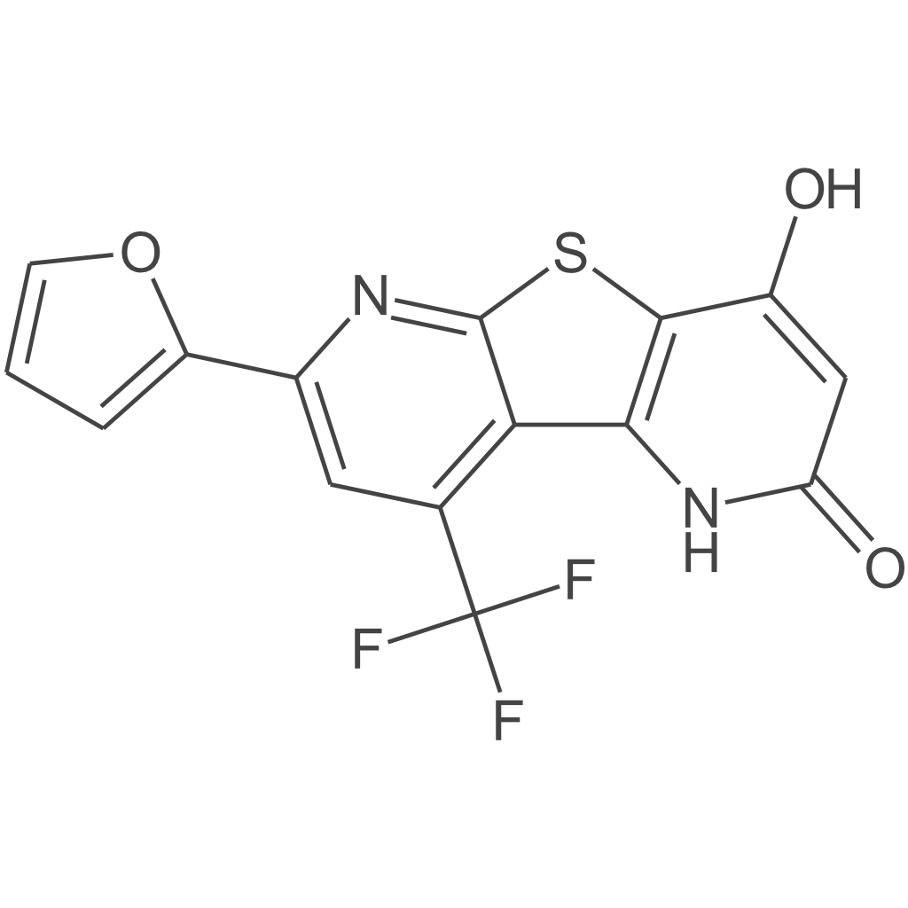 7-(呋喃-2-基)-4-羟基-9-(三氟甲基)噻吩并[2,3-b:4,5-b']二吡啶-2(1H)-酮
