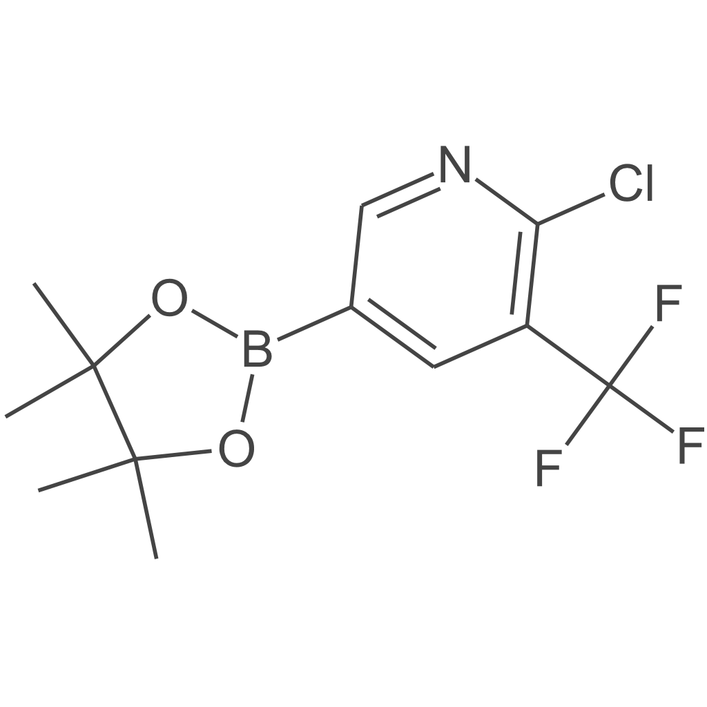 2-氯-5-(4,4,5,5-四甲基-1,3,2-二氧硼杂环戊烷-2-基)-3-(三氟甲基)吡啶