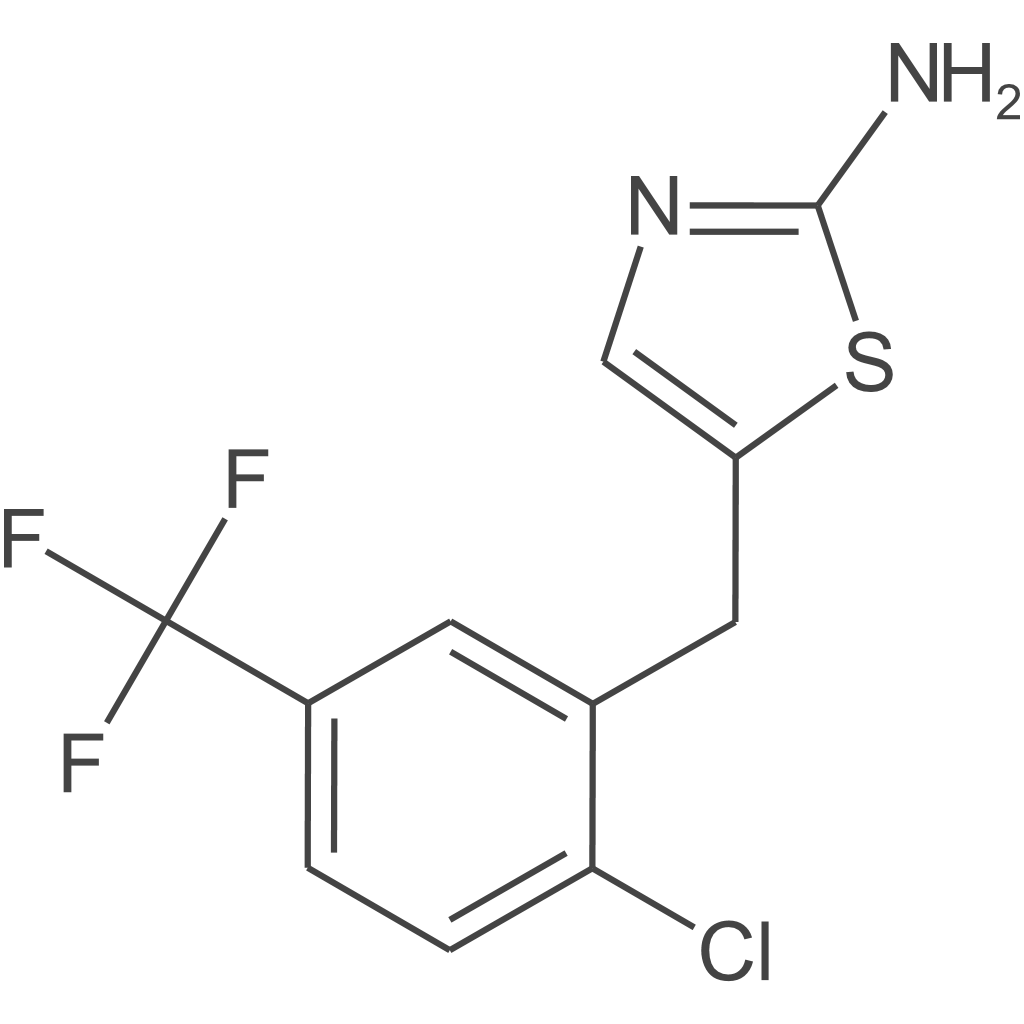 5-{[2-氯-5-(三氟甲基)苯基]甲基}-1,3-噻唑-2-胺