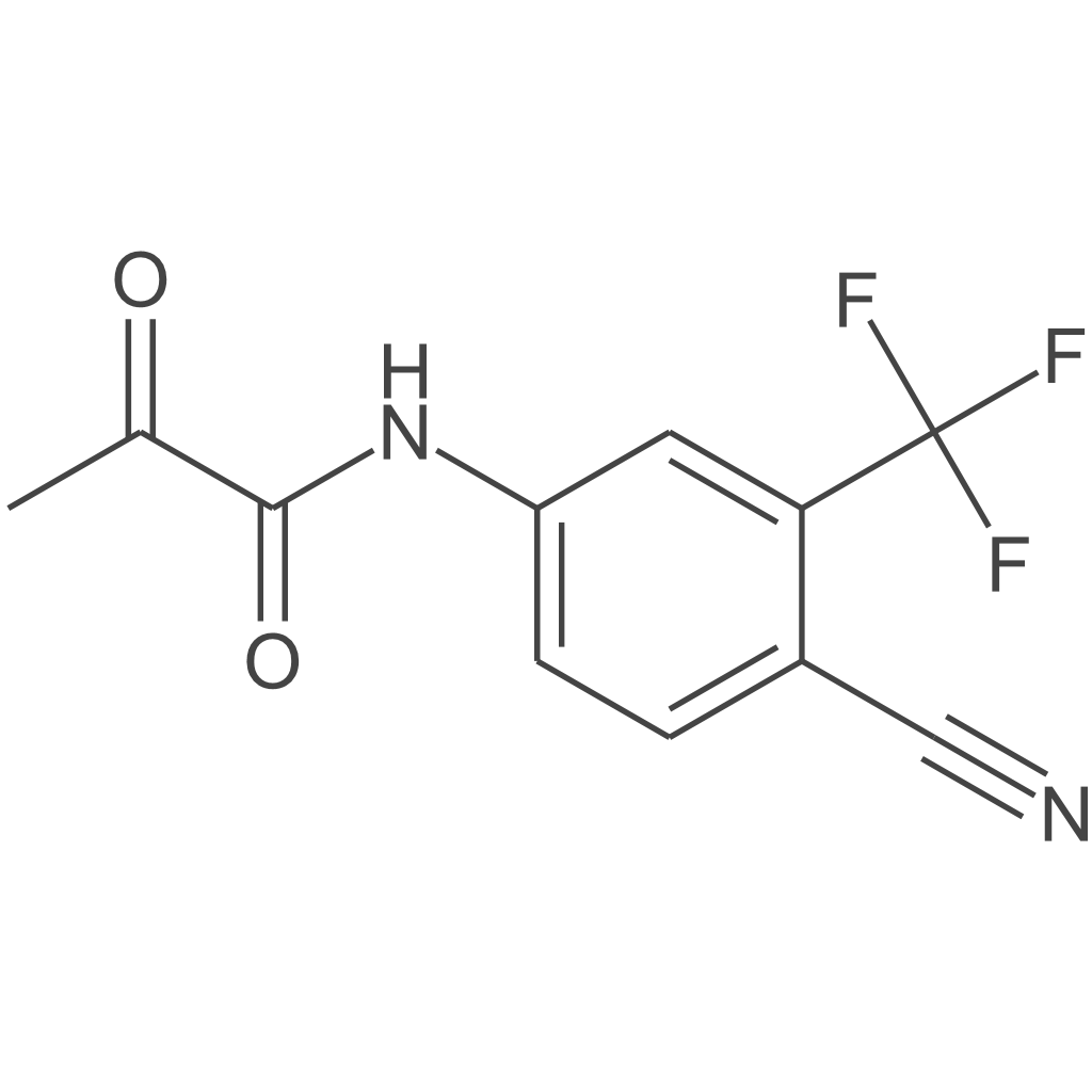 N-(4-氰基-3-(三氟甲基)苯基)-2-氧代丙酰胺