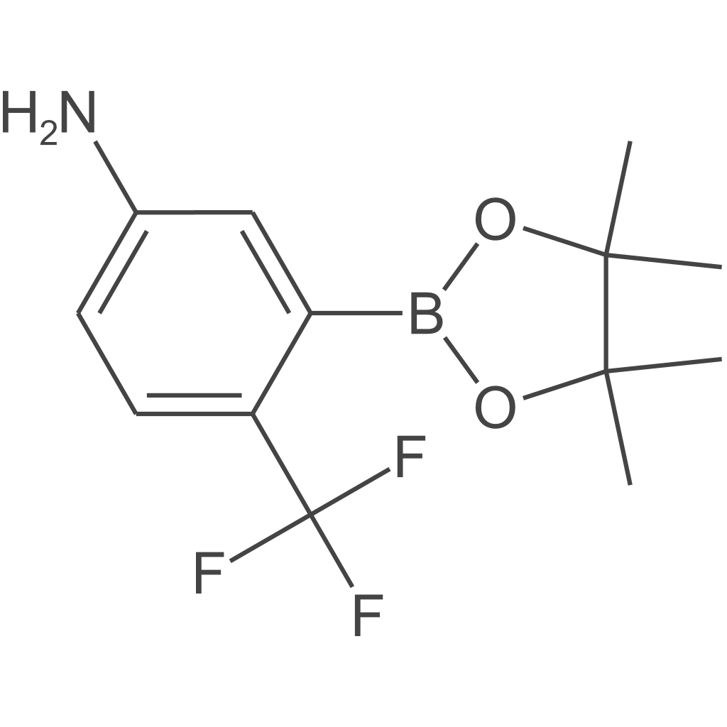 3-(4,4,5,5-四甲基-1,3,2-二氧杂硼烷-2-基)-4-(三氟甲基)苯胺