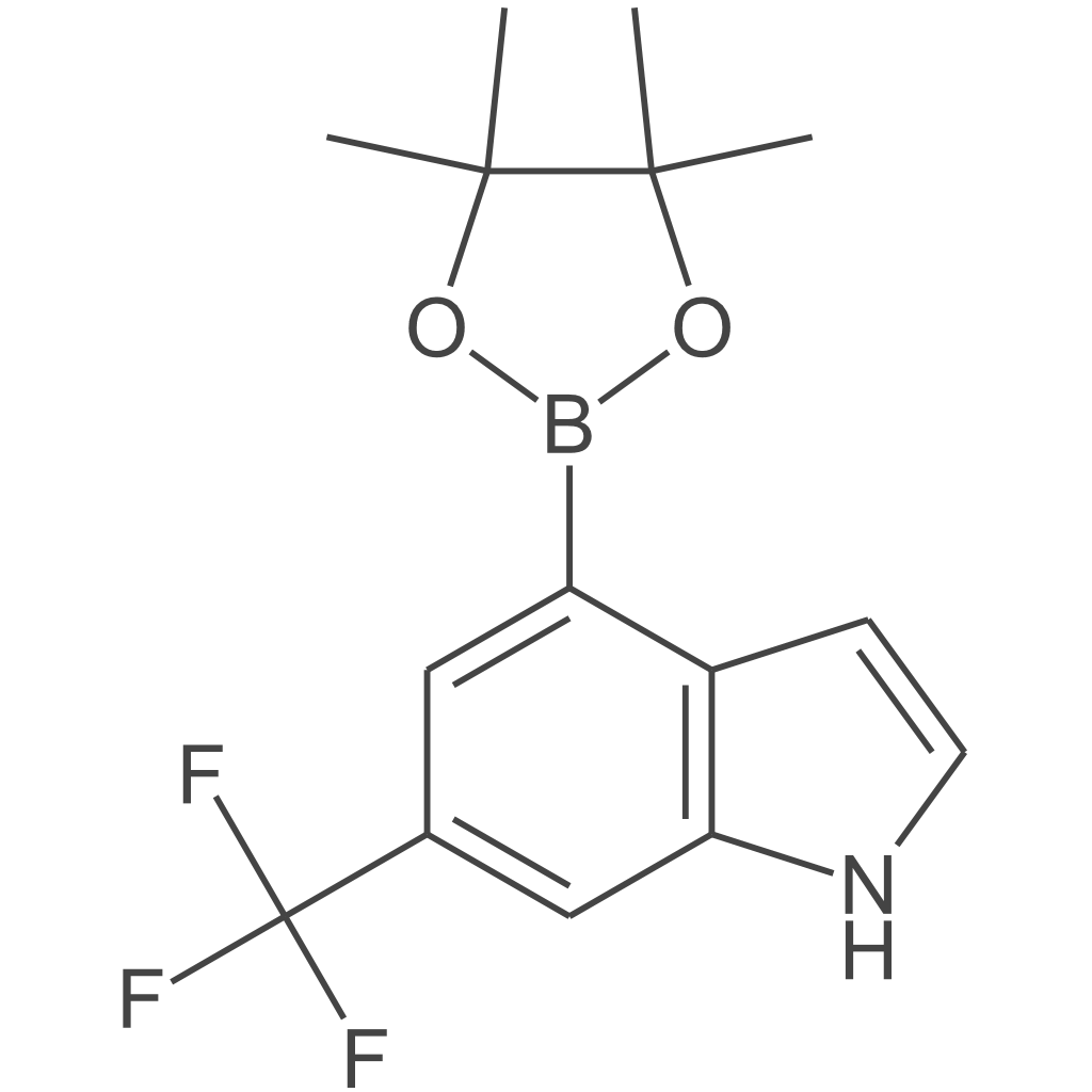 4-(4,4,5,5-四甲基-1,3,2-二氧硼戊环-2-基)-6-(三氟甲基)-1H-吲哚