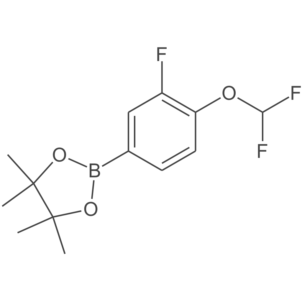 2-(4-(二氟甲氧基)-3-氟苯基)-4,4,5,5-四甲基-1,3,2-二氧杂硼烷