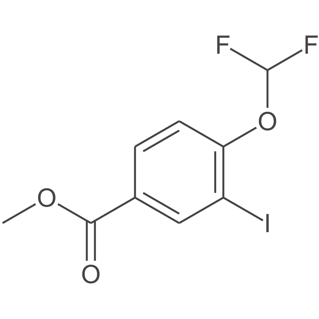 4-(二氟甲氧基)-3-碘苯甲酸甲酯