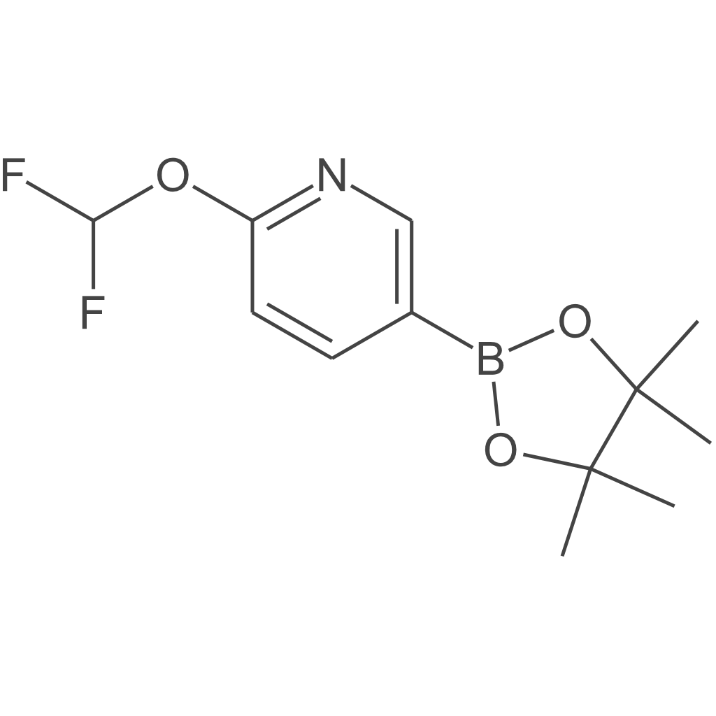 2-(二氟甲氧基)-5-(4,4,5,5-四甲基-1,3,2-二氧硼戊烷-2-基)吡啶