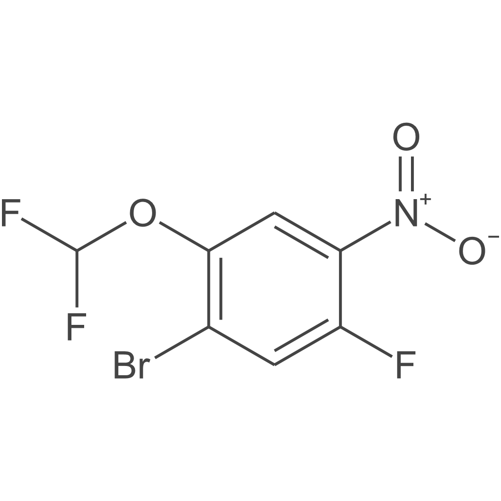1-溴-2-(二氟甲氧基)-5-氟-4-硝基苯