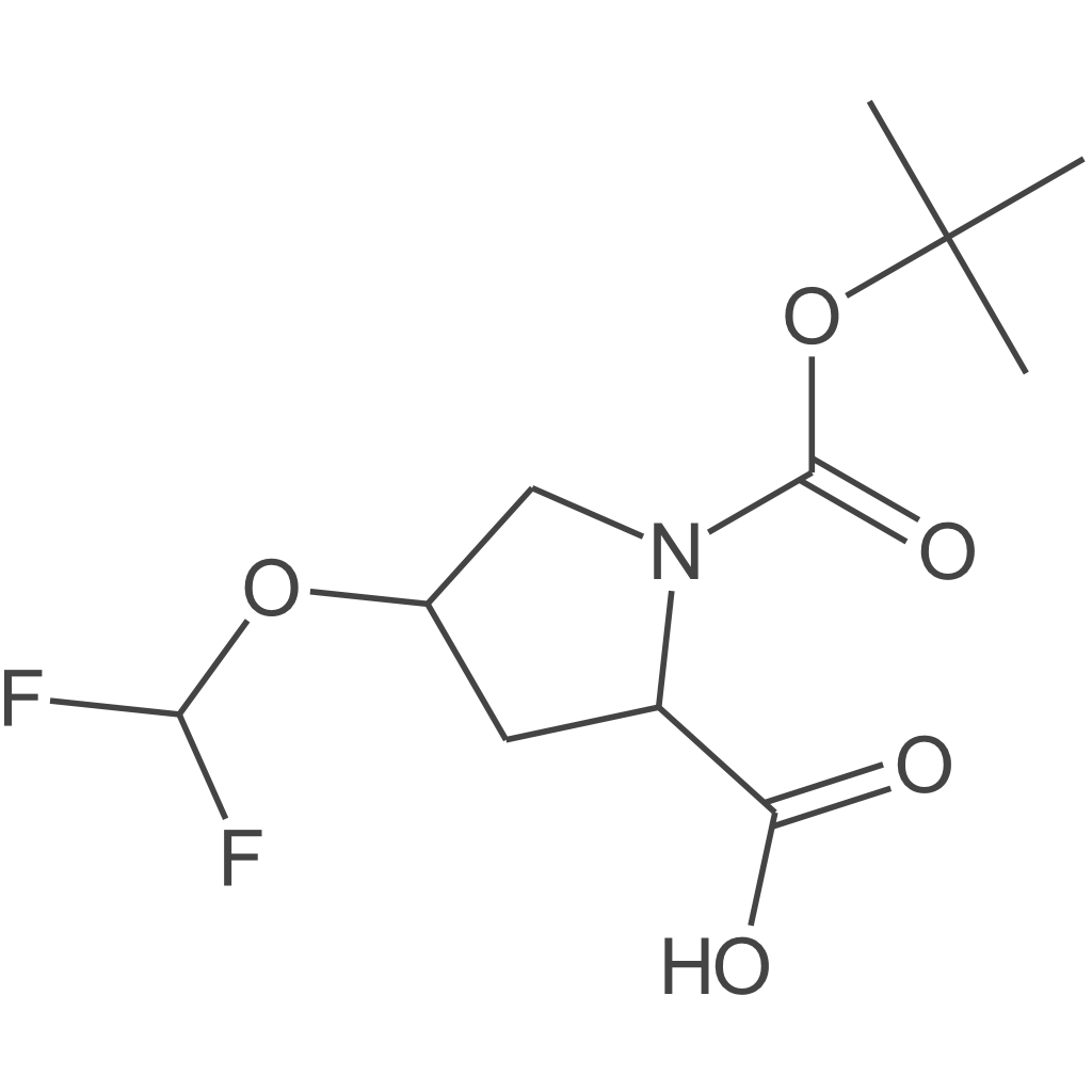 (2R,4R)-1-(叔丁氧基羰基)-4-(二氟甲氧基)吡咯烷-2-羧酸