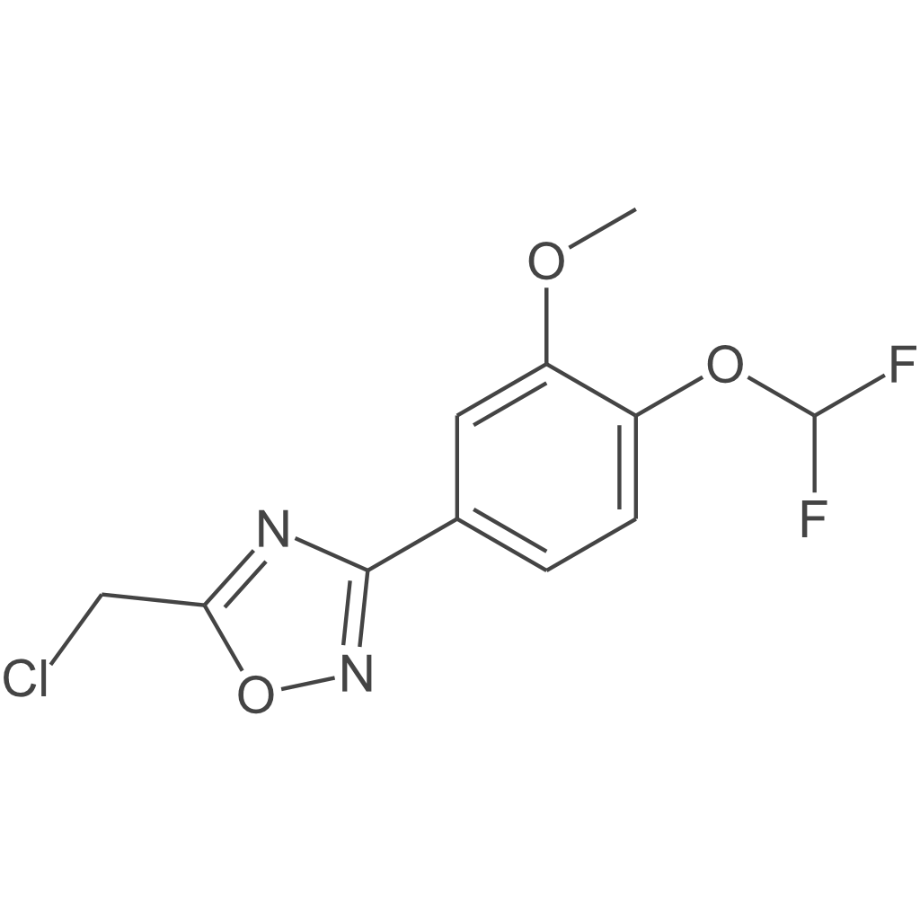 5-(氯甲基)-3-(4-(二氟甲氧基)-3-甲氧基苯基)-1,2,4-噁二唑