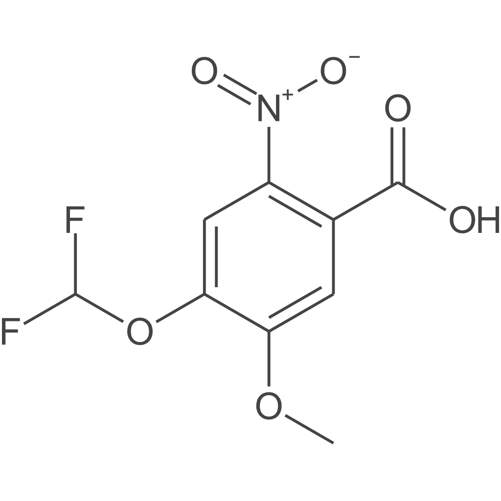 4-(二氟甲氧基)-5-甲氧基-2-硝基苯甲酸