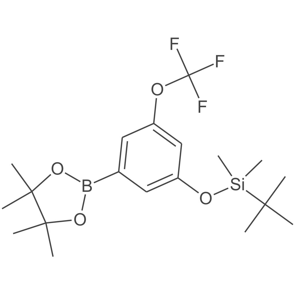 叔丁基二甲基(3-(4,4,5,5-四甲基-1,3,2-二氧硼杂环戊烷-2-基)-5-(三氟甲氧基)苯氧基)硅烷