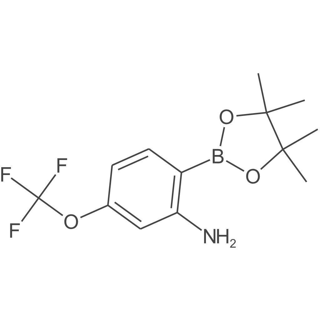 2-(4,4,5,5-四甲基-1,3,2-二氧硼杂环戊烷-2-基)-5-(三氟甲氧基)苯胺