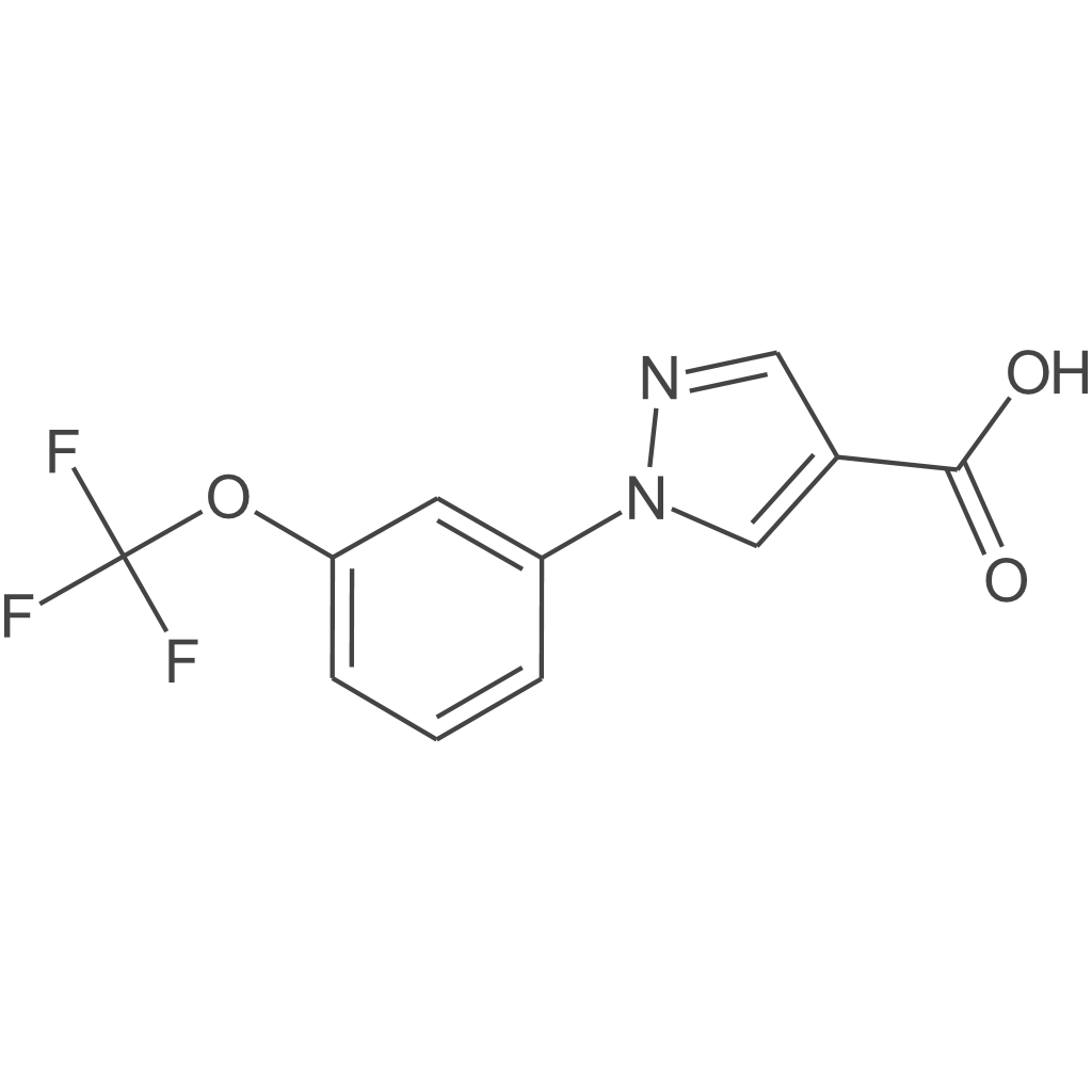 1-（3-（三氟甲氧基）苯基）-1H-吡唑-4-羧酸