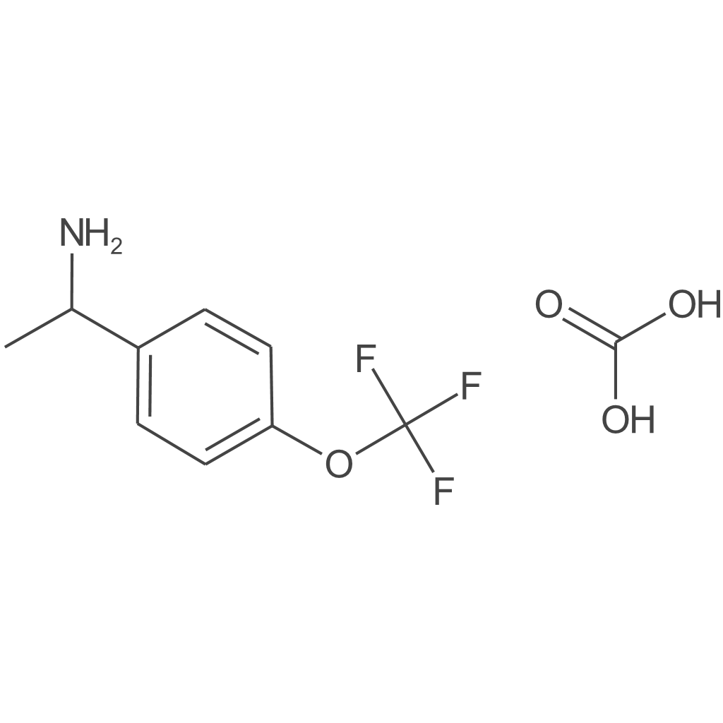 1-(4-(三氟甲氧基)苯基)乙烷-1-胺碳酸盐