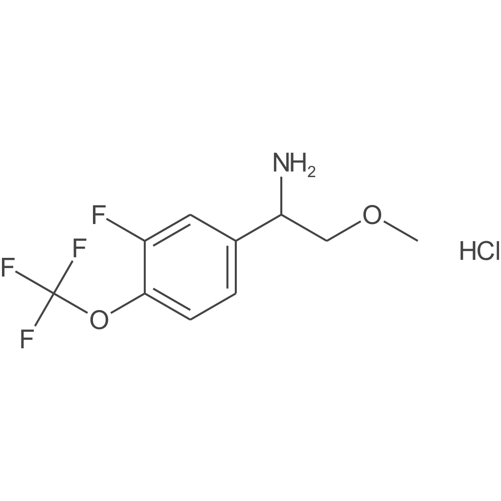 1-(3-氟-4-(三氟甲氧基)苯基)-2-甲氧基-1-胺盐酸盐