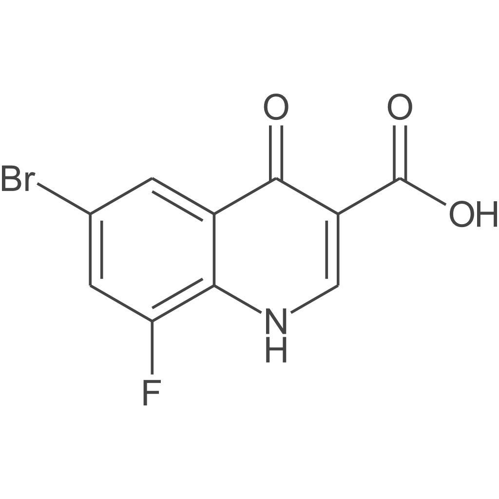 6-溴-8-氟-4-羟基喹啉-3-羧酸