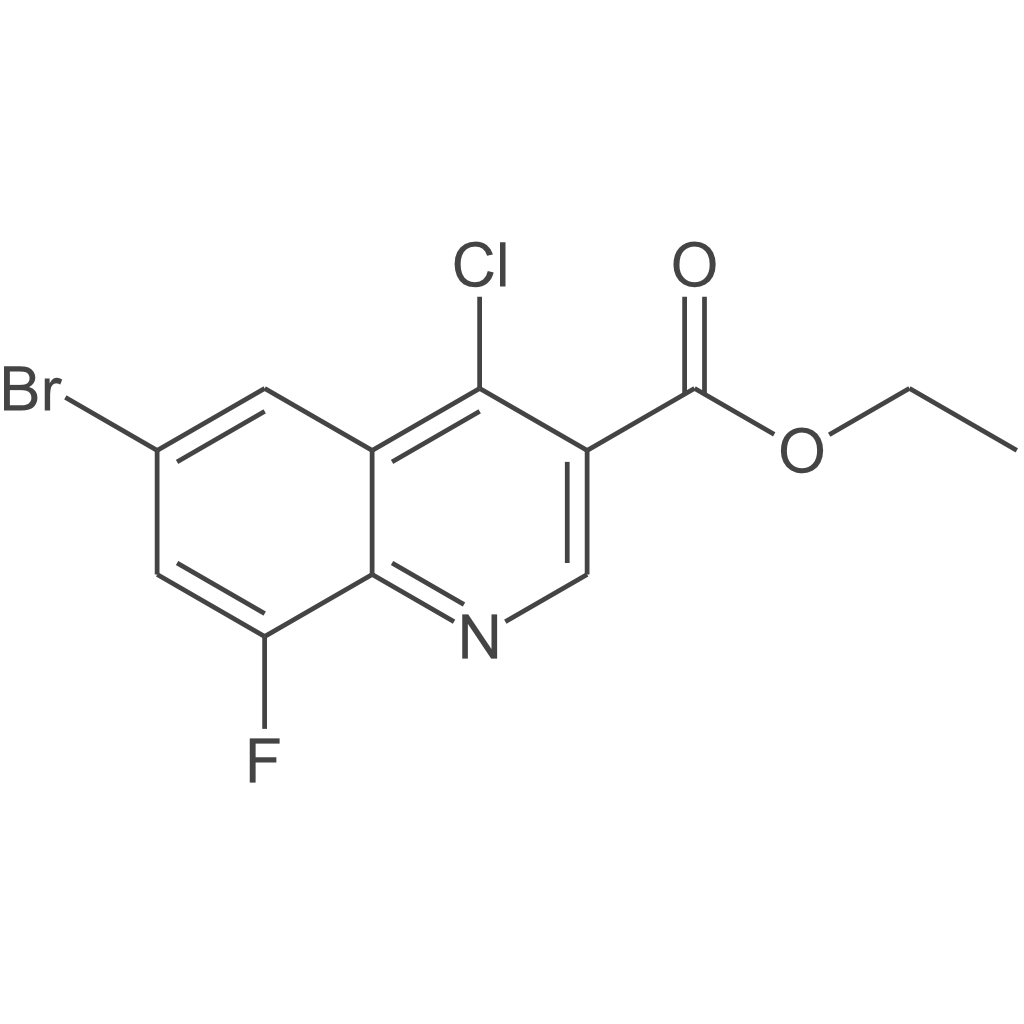6-溴-4-氯-8-氟喹啉-3-羧酸乙酯