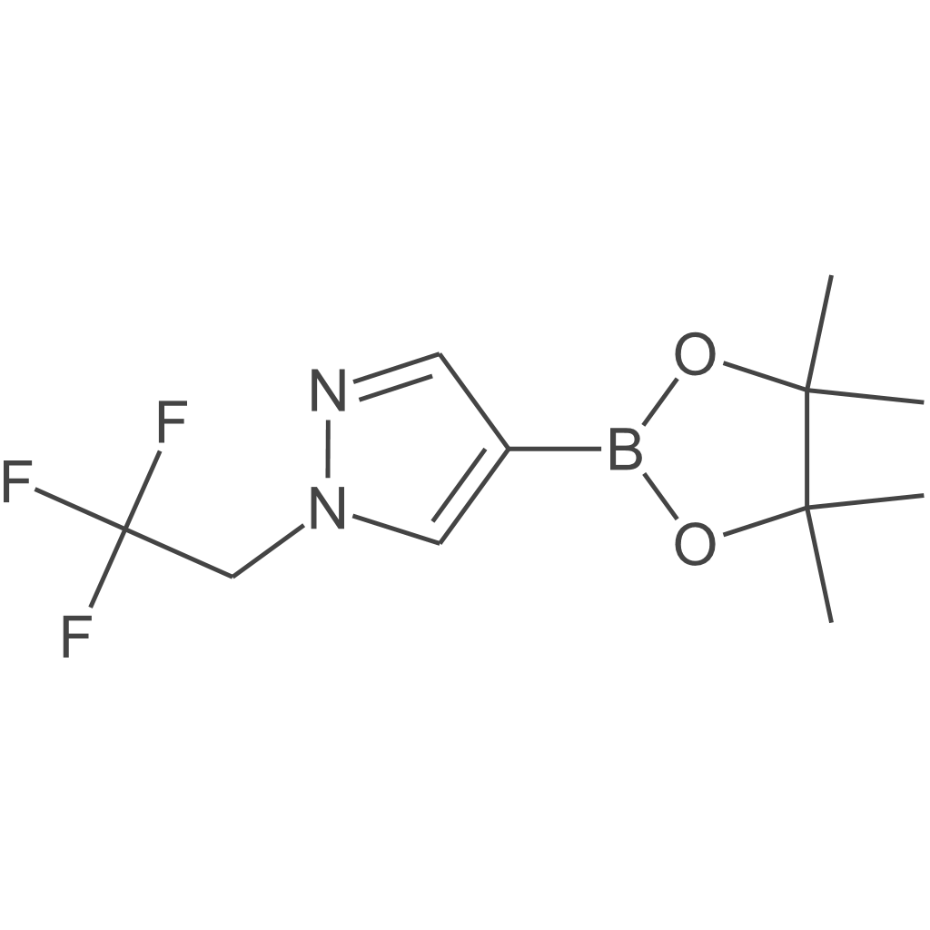 4-(4,4,5,5-四甲基-1,3,2-二氧硼杂环戊烷-2-基)-1-(2,2,2-三氟乙基)-1H-吡唑