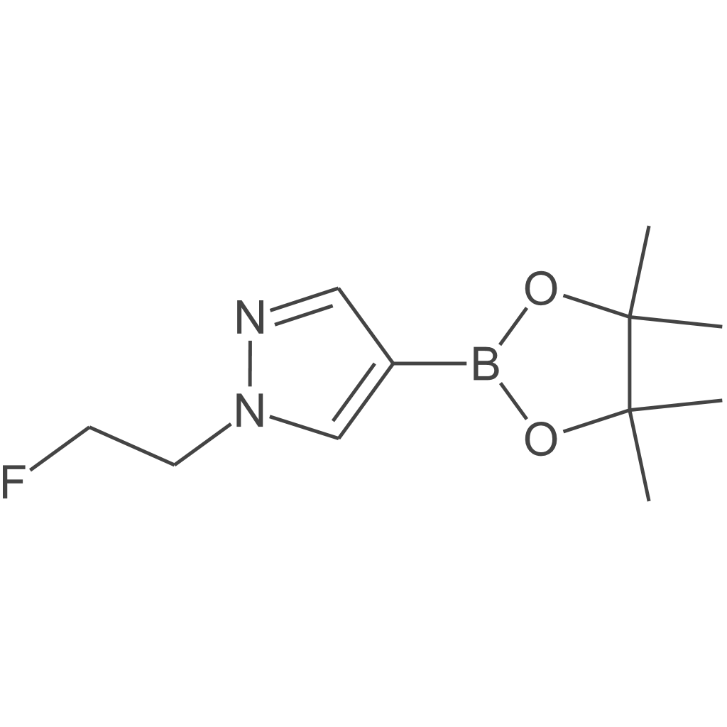1-(2-氟乙基)-4-(4,4,5,5-四甲基-1,3,2-二氧硼杂环戊烷-2-基)-1H-吡唑