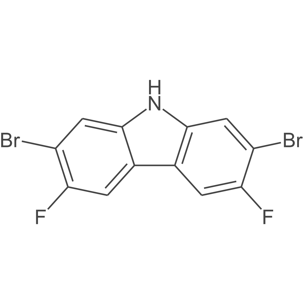 2,7-二溴-3,6-二氟-9H-咔唑