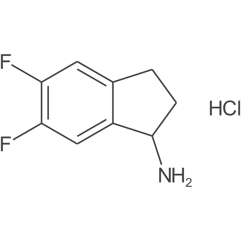 (S)-5,6-二氟-2,3-二氢-1H-茚-1-胺盐酸盐
