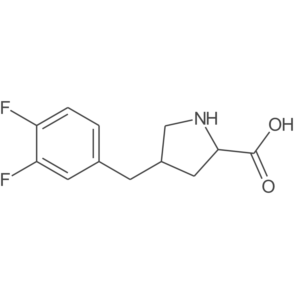 (2S,4R)-4-(3,4-二氟苄基)吡咯烷-2-羧酸