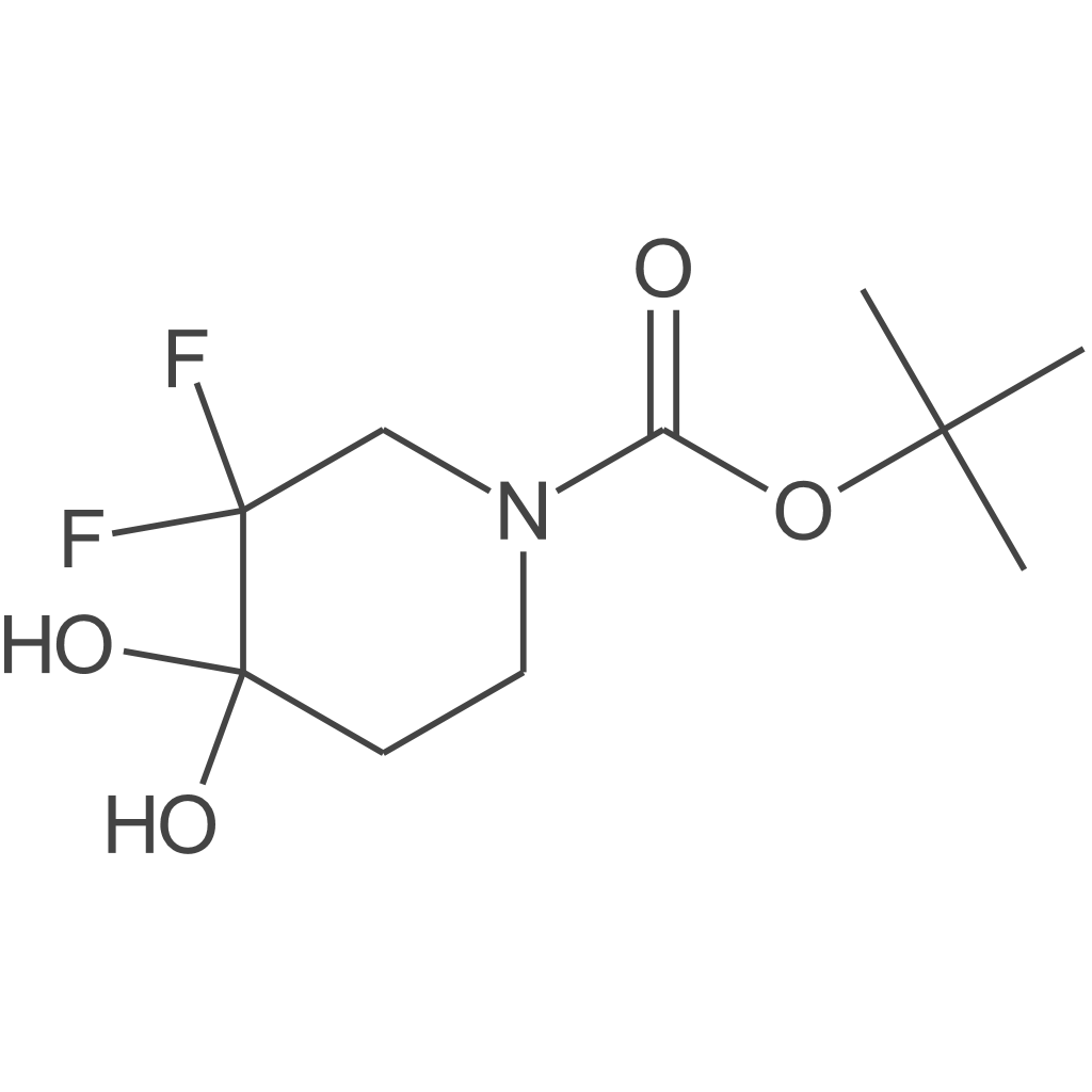 3,3-二氟-4,4-二羟基哌啶-1-羧酸叔丁酯