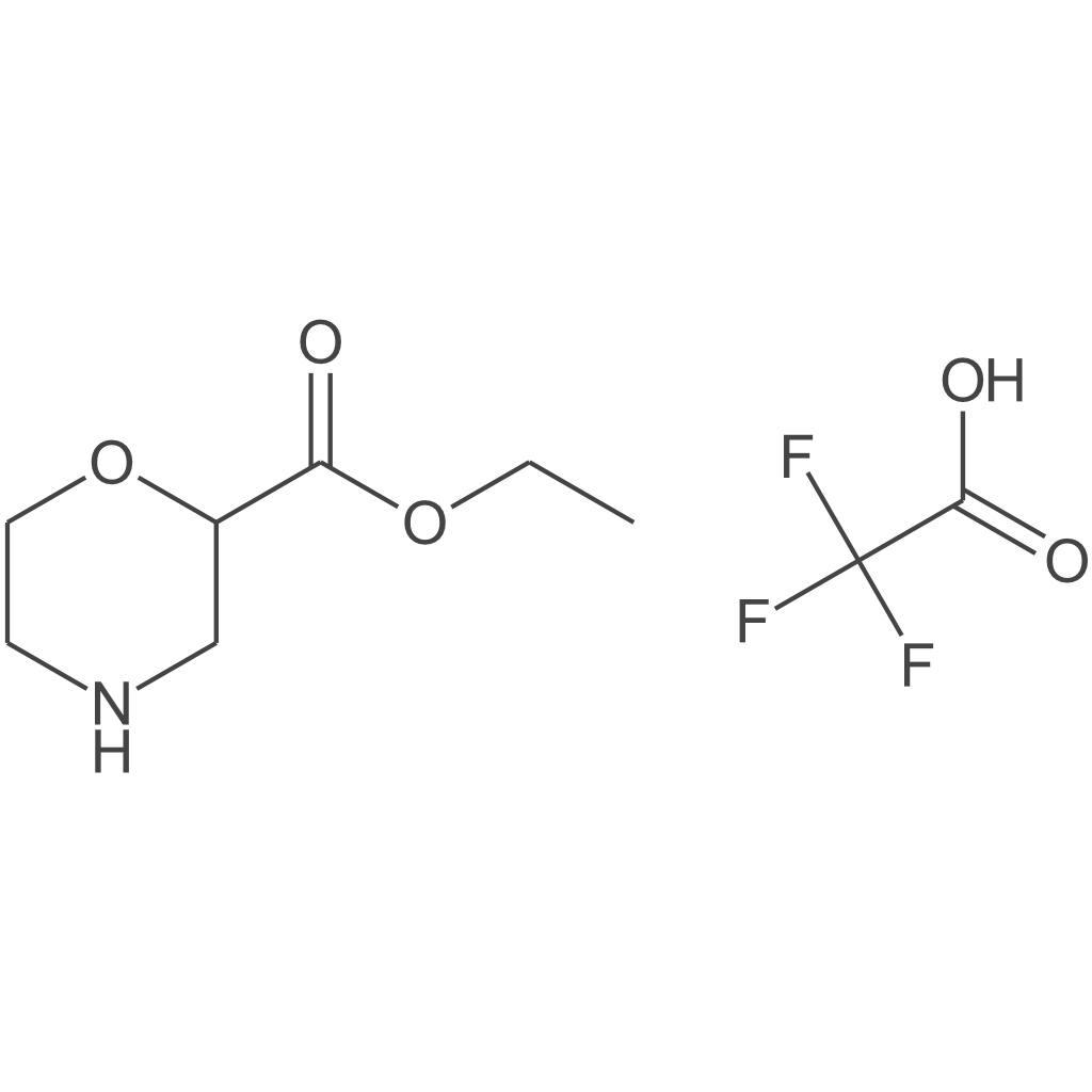 吗啉-2-羧酸乙酯 2,2,2-三氟乙酸酯