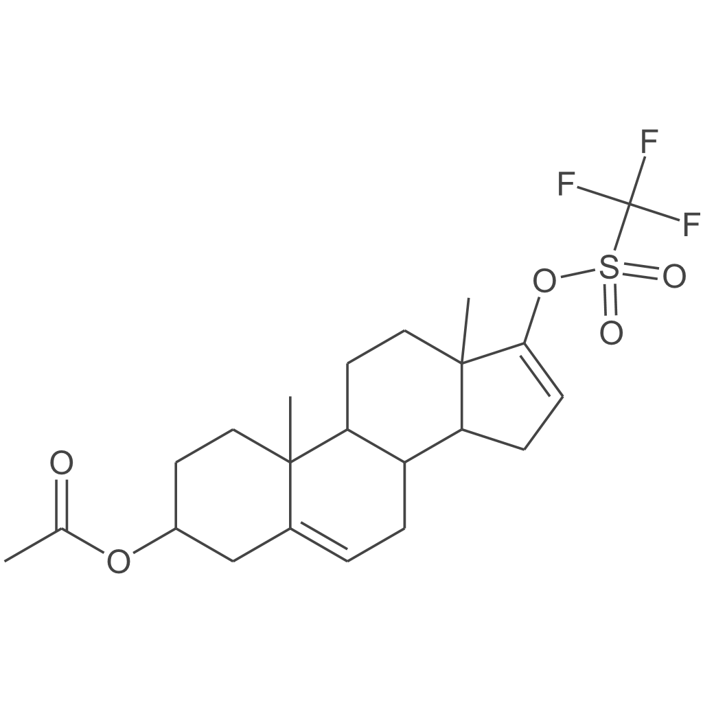 (3β)-雄甾-5,16-二烯-3,17-二醇 3-乙酸酯 17-(三氟甲烷磺酸酯)