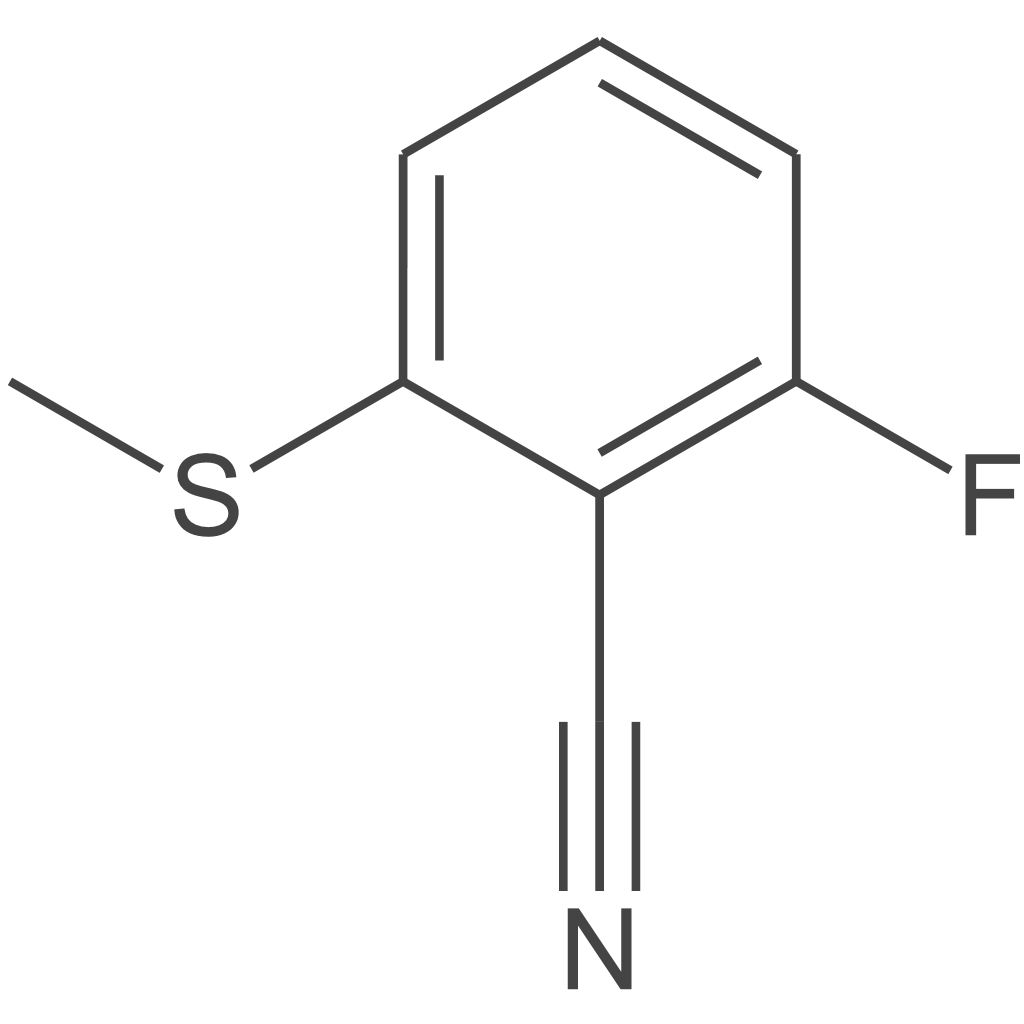 2-氟-6-(甲硫基)苄腈
