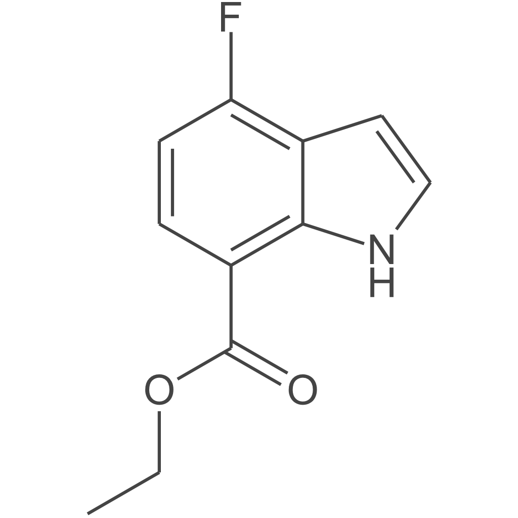4-氟-1H-吲哚-7-羧酸乙酯