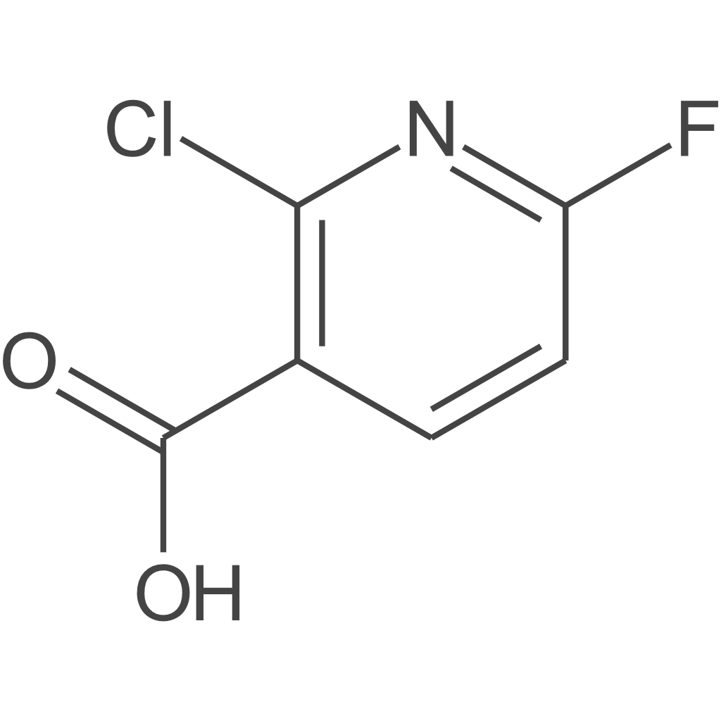 2-氯-6-氟烟酸