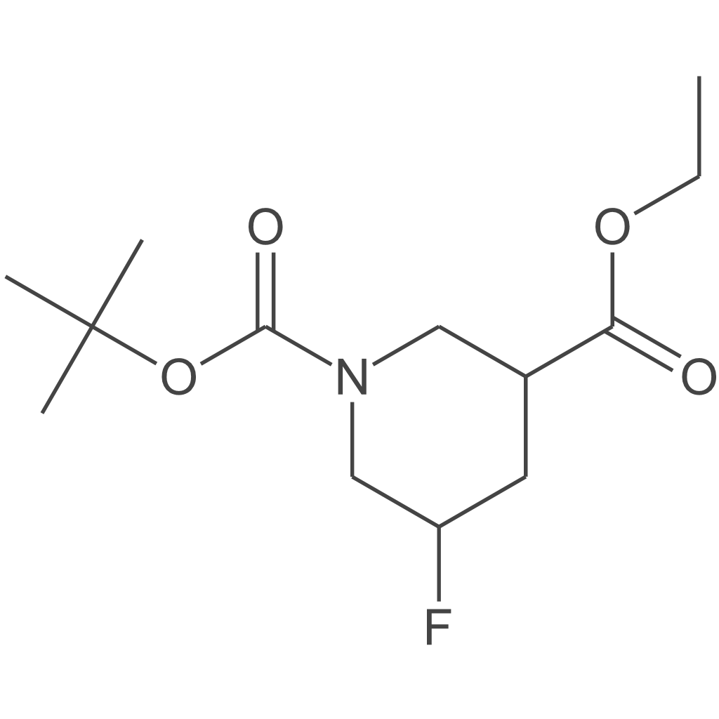 1-叔丁基 3-乙基5-氟哌啶-1,3-二羧酸酯