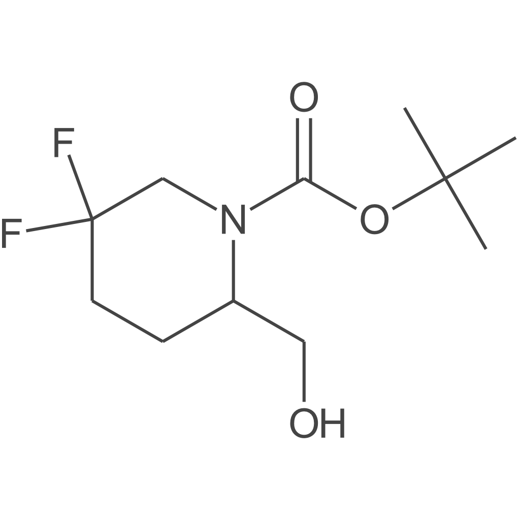 5,5-二氟-2-(羟甲基)哌啶-1-甲酸叔丁酯