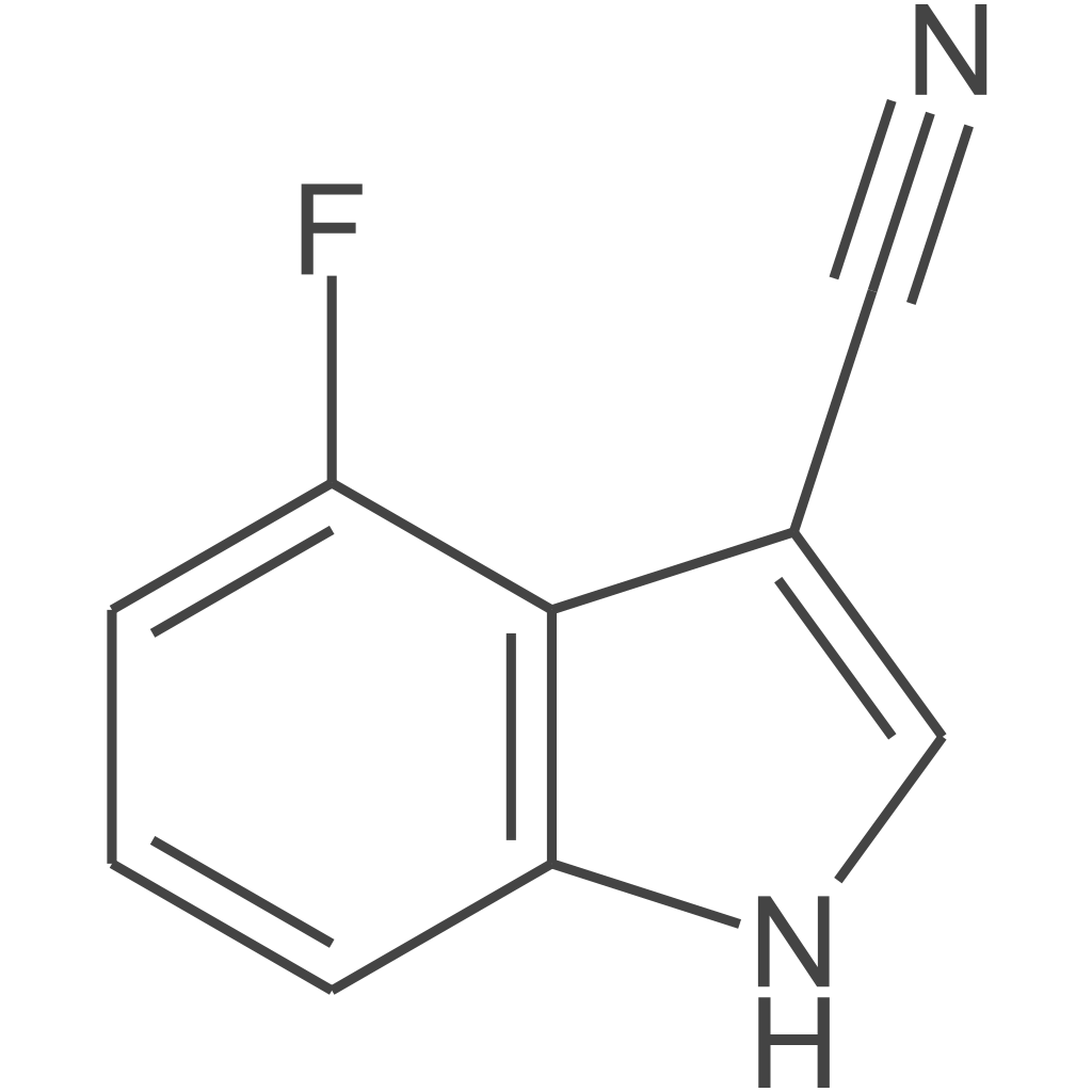 4-氟-1H-吲哚-3-甲腈