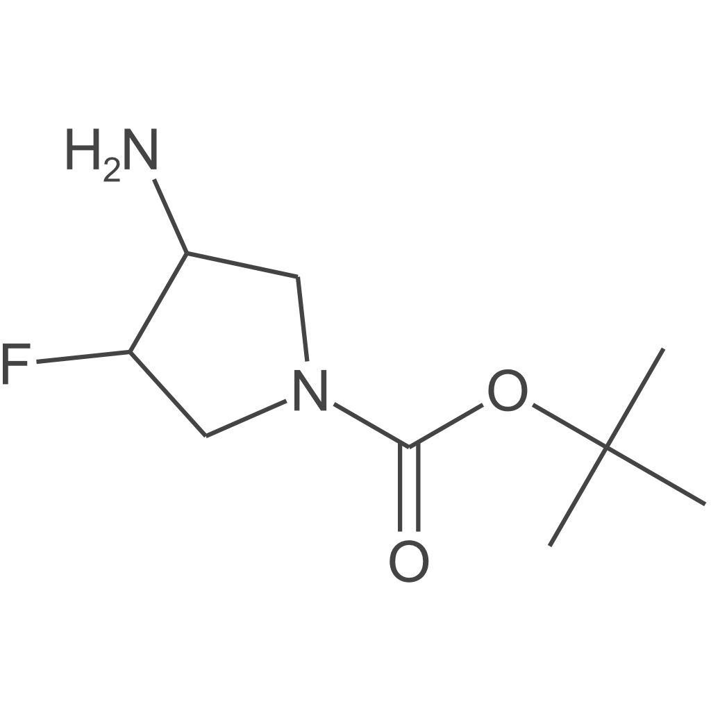 3-氨基-4-氟-1-吡咯烷羧酸1,1-二甲基乙酯