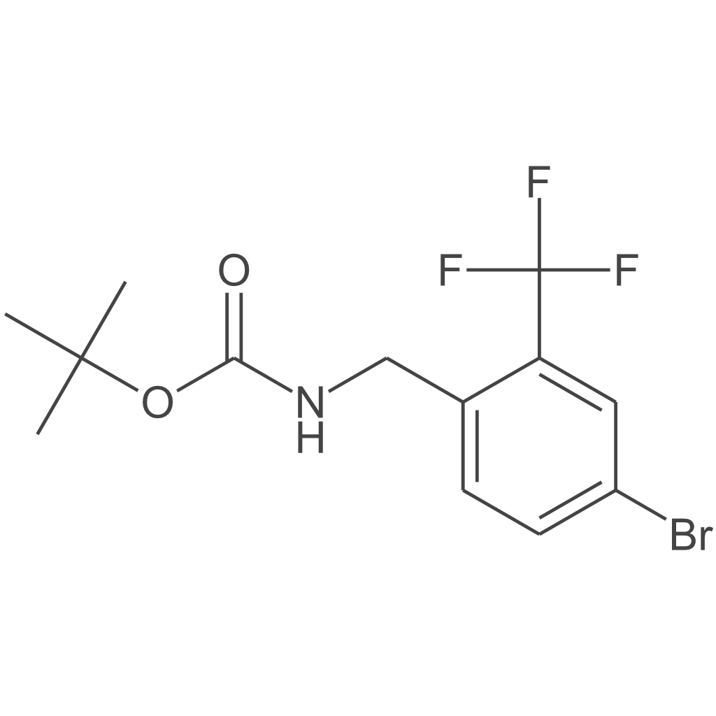 (4-溴-2-(三氟甲基)苄基)氨基甲酸叔丁酯