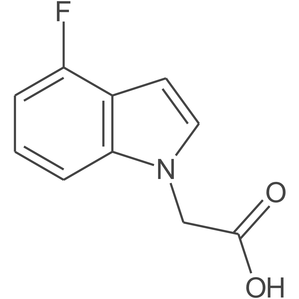 2-(4-氟-1H-吲哚-1-基)乙酸