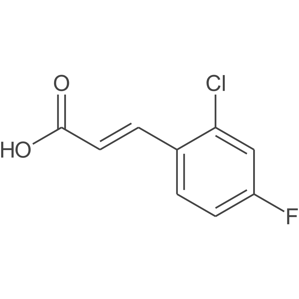 2-氯-4-氟肉桂酸