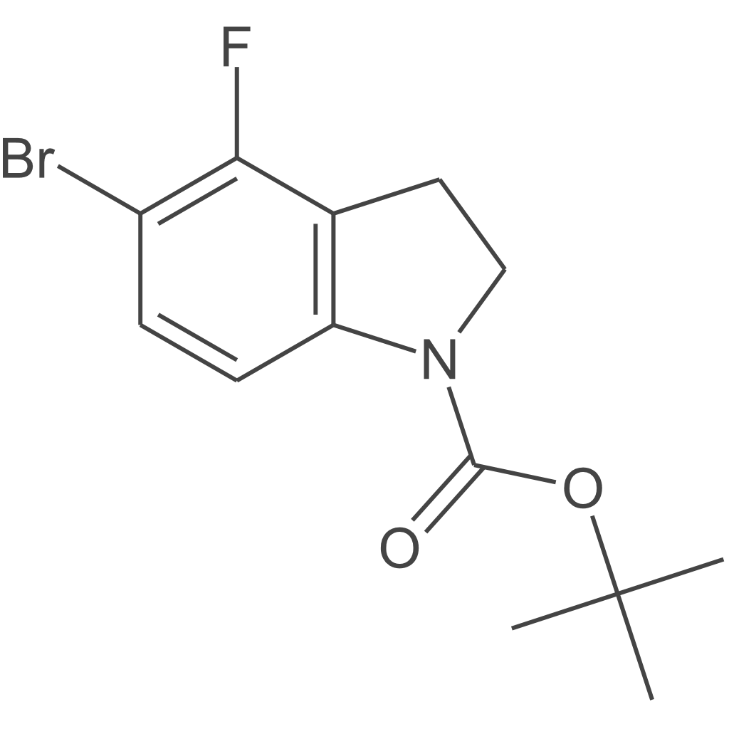 N-Boc-5-溴-4-氟吲哚啉
