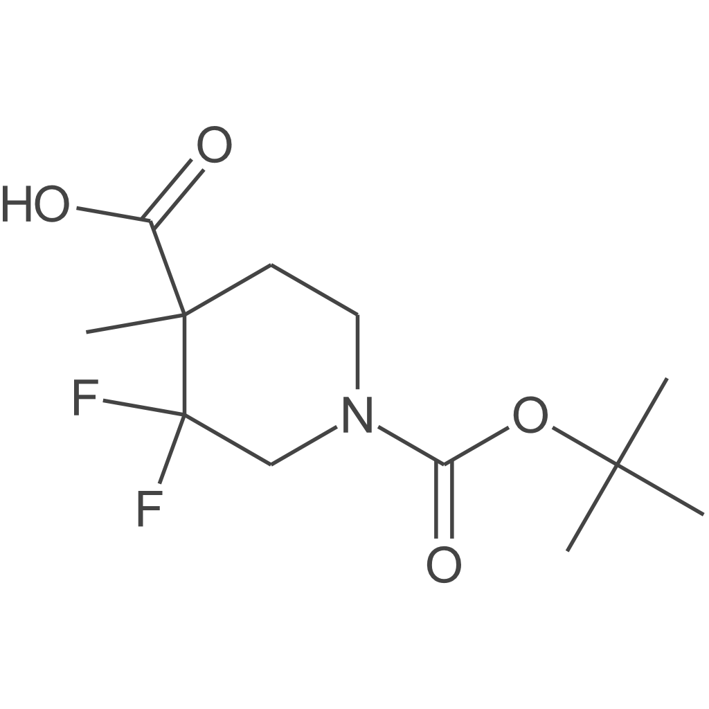1-(叔丁氧基羰基)-3,3-二氟-4-甲基哌啶-4-羧酸