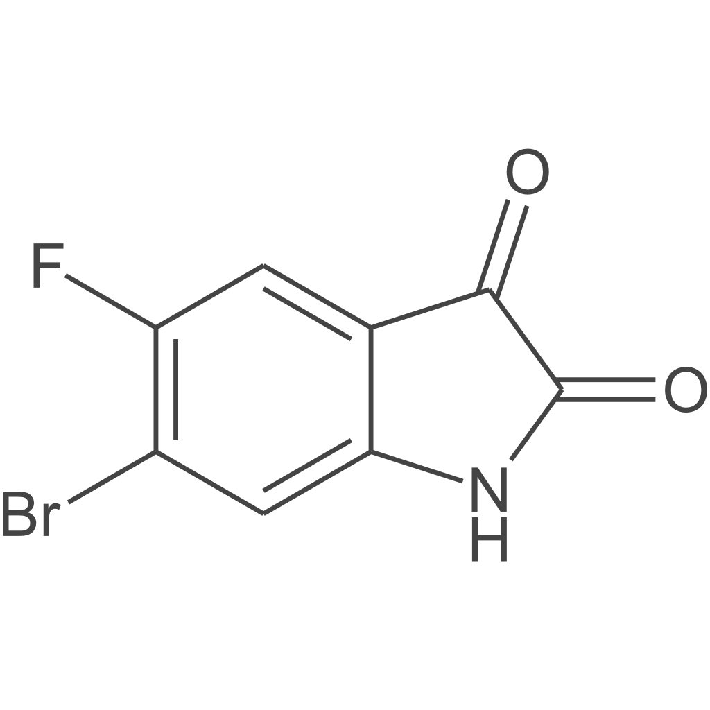 6-溴-5-氟吲哚-2,3-二酮