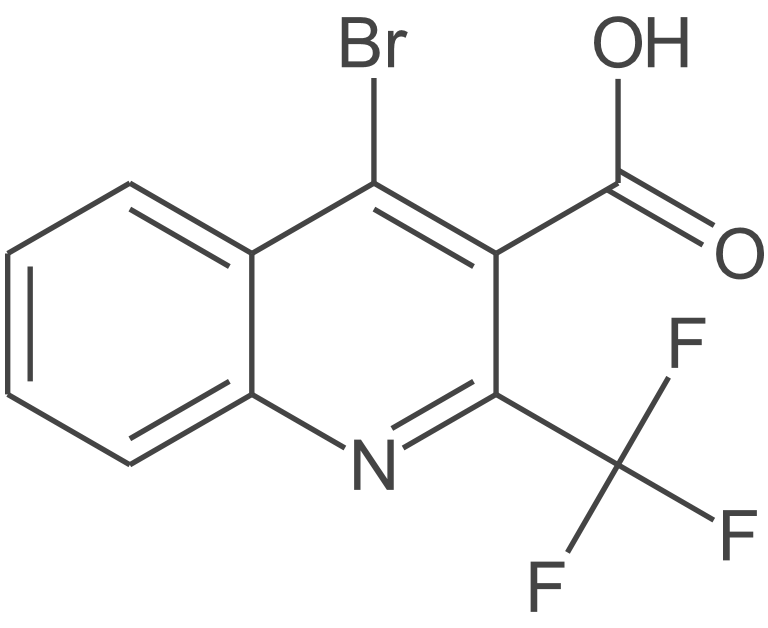 4-溴-2-(三氟甲基)喹啉-3-羧酸