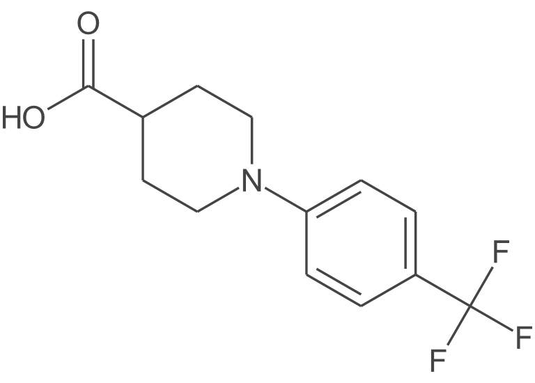 1-(4-三氟甲基苯基)哌啶-4-羧酸