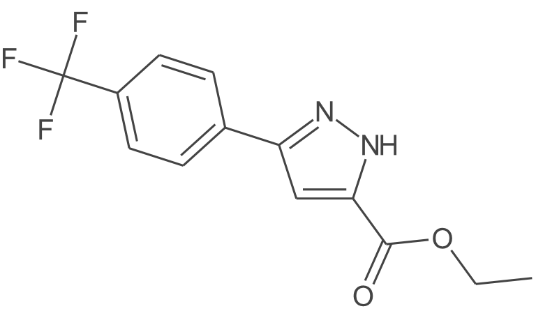 3-(4-(三氟甲基)苯基)-1H-吡唑-5-甲酸乙酯