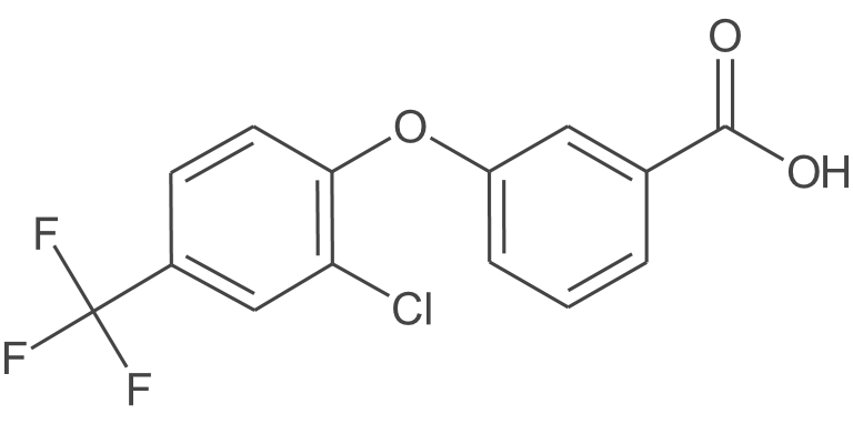 3-[2-氯-4-(三氟甲基)苯氧基]苯甲酸
