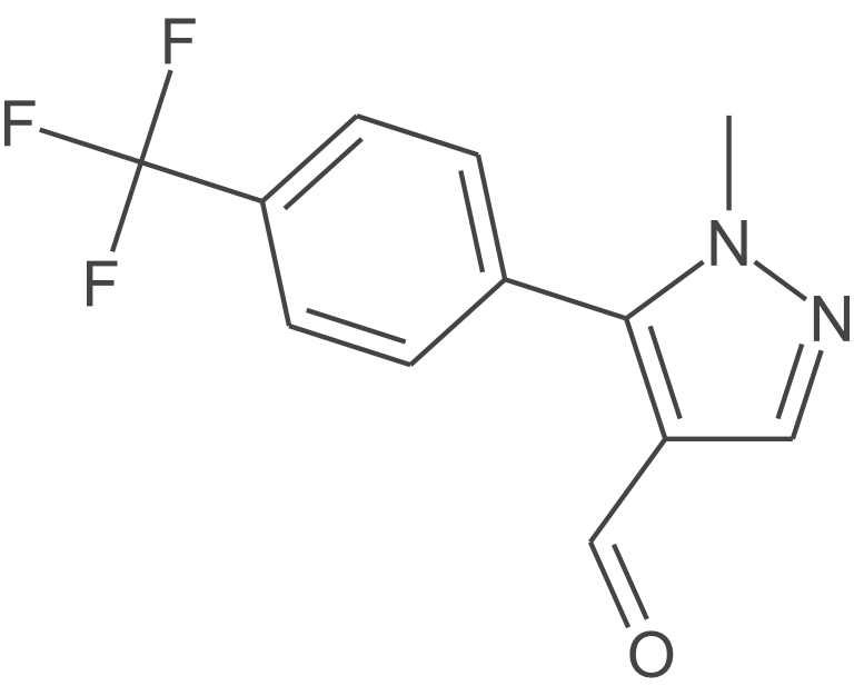 1-甲基-5-(4-(三氟甲基)苯基)-1H-吡唑-4-甲醛